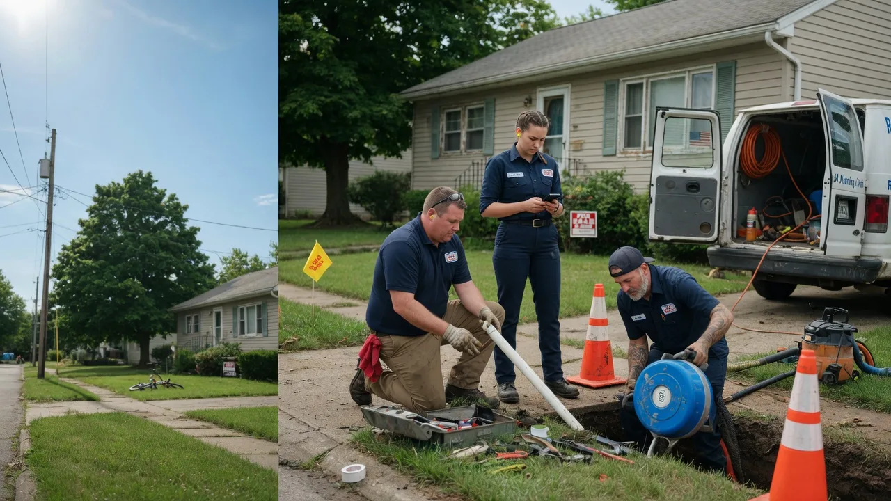 Sewer Line Repair in Gays, IL near me